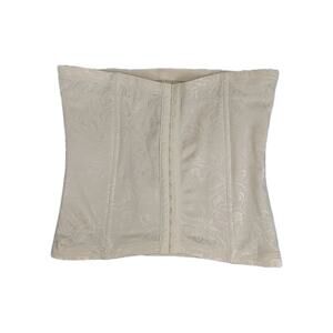 MAIDENFORM FIRM CONTROL SHAPEWEAR WAIST CINCHER CORSET BUSTIER Ivory SIZE MEDIUM